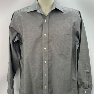 Brooks Brothers mini houndstooth print traditional fit shirt